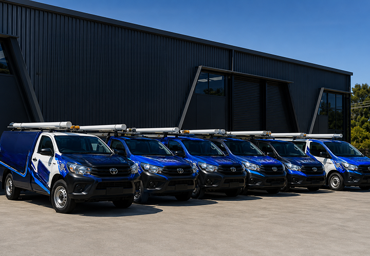 Fleet of Pennant Hills Blocked Drains plumbing vans